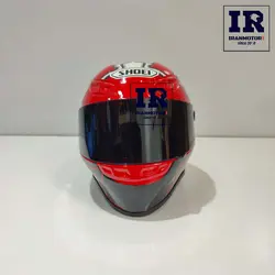 ماکت کلاه کاسکت طرح shoei مشکی قرمز