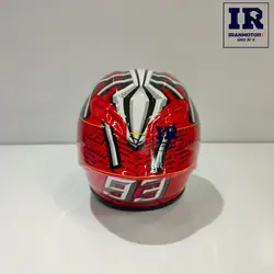 ماکت کلاه کاسکت طرح shoei مشکی قرمز