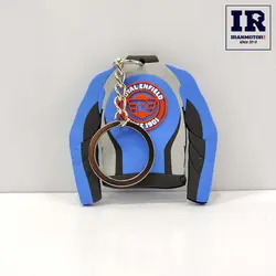 جاسوییچی موتور سیکلت طرح کاپشن ROYAL آبی مشکی
