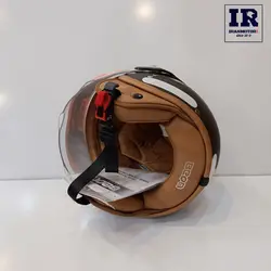 کلاه کاسکت وسپایی beon بیون B110A – قهوه‌ای مات