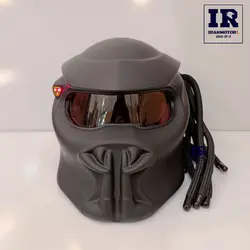 کلاه کاسکت طرح جنگجو predator پردیتور – مشکی مات لیزر دار