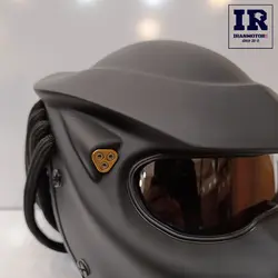 کلاه کاسکت طرح جنگجو predator پردیتور – مشکی مات لیزر دار