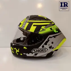 کلاه کاسکت فک ثابت شوئی SHOEI های کپی road races – مشکی فسفری