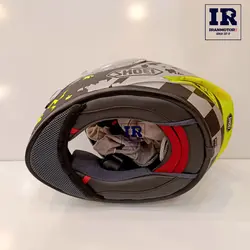 کلاه کاسکت فک ثابت شوئی SHOEI های کپی road races – مشکی فسفری