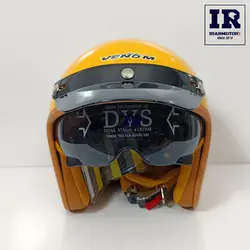 کلاه کاسکت وسپایی ونوم venom − زرد