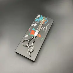 قیچی آرایشگاهی کات و پیتاژ تیتان مدل TITAN TGS60 و TGS630H ست دو عددی