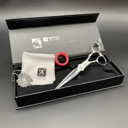 قیچی آرایشگاهی کات و پیتاژ تیتان مدل TITAN TGS60 و TGS630H ست دو عددی