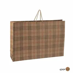 ساک دستی آماده کرافت بربری ابعاد 13*37*54