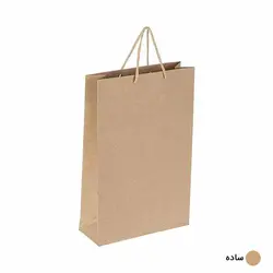 ساک دستی آماده کرافت ساده ابعاد 9*38*25
