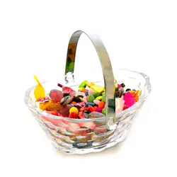 ظرف آجیل و تنقلات دسته دار کریستال راتان پاشاباغچه Rattan