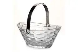 ظرف آجیل و تنقلات دسته دار کریستال راتان پاشاباغچه Rattan