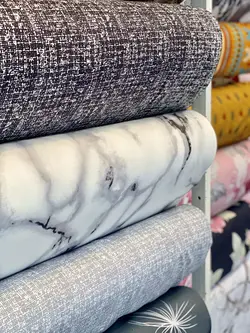 پارچه ملحفه نخ پنبه فیلور طرح سنگی (راک)