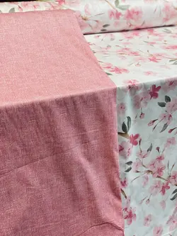 پارچه ملحفه کتان نخ فیلور طرح آذر