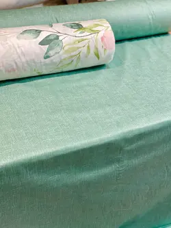 پارچه ملحفه کتان نخ فیلور طرح ملیکا4