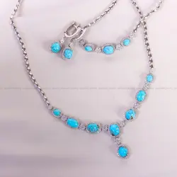 سرویس فیروزه زنانه کد 13696 - جواهری مشاهیر