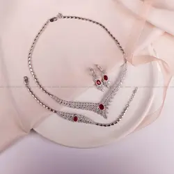 سرویس طرح یاقوت زنانه کد 8250 - جواهری مشاهیر