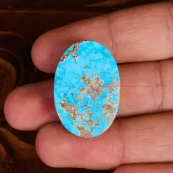 نگین فیروزه شجری کد 14476 - جواهری مشاهیر