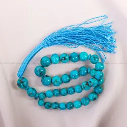 تسبیح فیروزه کد 13525 - جواهری مشاهیر