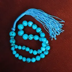 تسبیح فیروزه کد 13551 - جواهری مشاهیر