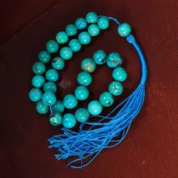 تسبیح فیروزه کد 13550 - جواهری مشاهیر