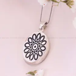 گردنبند فیروزه زنانه کد 12480 - جواهری مشاهیر