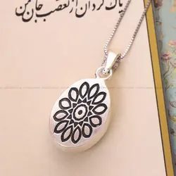 گردنبند فیروزه زنانه کد 12451 - جواهری مشاهیر