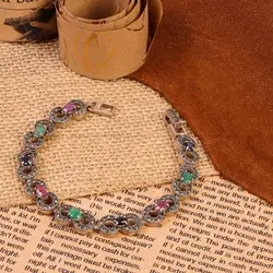 دستبند میکس زنانه کد 7964 - جواهری مشاهیر