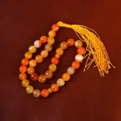 تسبیح عقیق سلیمانی کد 7434 - جواهری مشاهیر