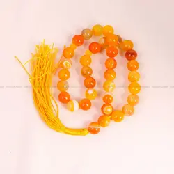 تسبیح عقیق سلیمانی کد 7434 - جواهری مشاهیر