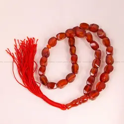 تسبیح عقیق کد 7425 - جواهری مشاهیر