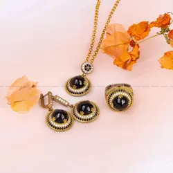 نیم ست آمیتیست سنتاتیک زنانه کد 6940 - جواهری مشاهیر