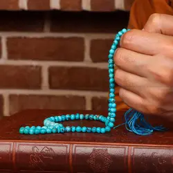 تسبیح فیروزه کد 6156 - جواهری مشاهیر