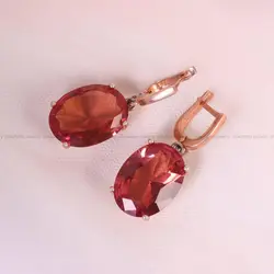 گوشواره الکساندریت زنانه کد 5864 - جواهری مشاهیر