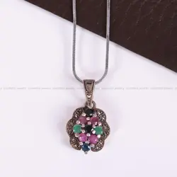 گردنبند میکس زنانه کد 2466 - جواهری مشاهیر