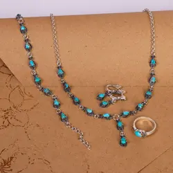 سرویس فیروزه زنانه کد 5008 - جواهری مشاهیر