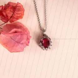 گردنبند الکساندریت زنانه کد 2622 - جواهری مشاهیر