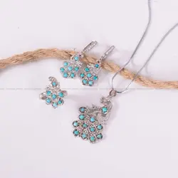 نیم ست فیروزه زنانه کد 2327 - جواهری مشاهیر