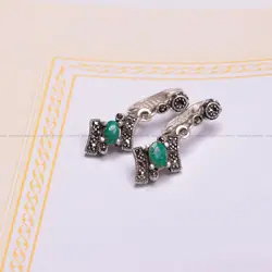 گوشواره فیروزه زنانه کد 872 - جواهری مشاهیر