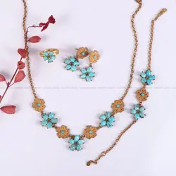 سرویس فیروزه زنانه کد 2212 - جواهری مشاهیر