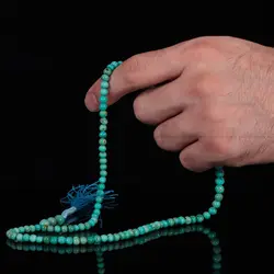 تسبیح فيروزه کد 650 - جواهری مشاهیر
