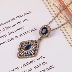 گردنبند یاقوت کبود زنانه کد 434 - جواهری مشاهیر