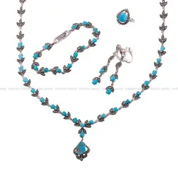 سرویس فیروزه زنانه کد 125 - جواهری مشاهیر