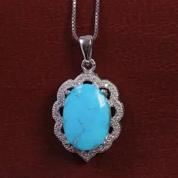 گردنبند فیروزه زنانه کد 15396