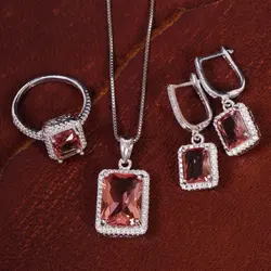 نیم ست الکساندریت زنانه کد 15562