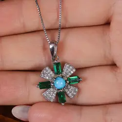 گردنبند میکس زنانه کد 16653 - جواهری مشاهیر