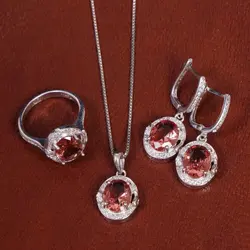 نیم ست الکساندریت زنانه کد 17325 - جواهری مشاهیر