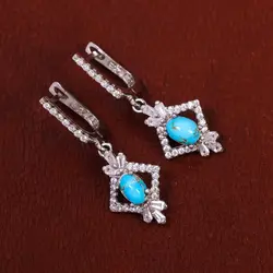 گوشواره فیروزه زنانه کد 18100