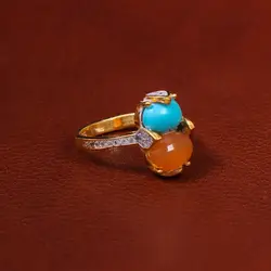 انگشتر میکس زنانه کد 18643