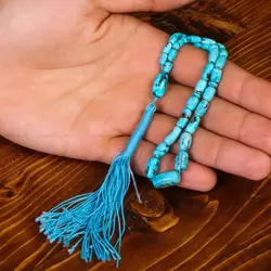 تسبیح فیروزه کد 20010 - جواهری مشاهیر