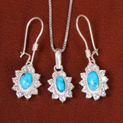 نیم ست فیروزه زنانه کد 21065